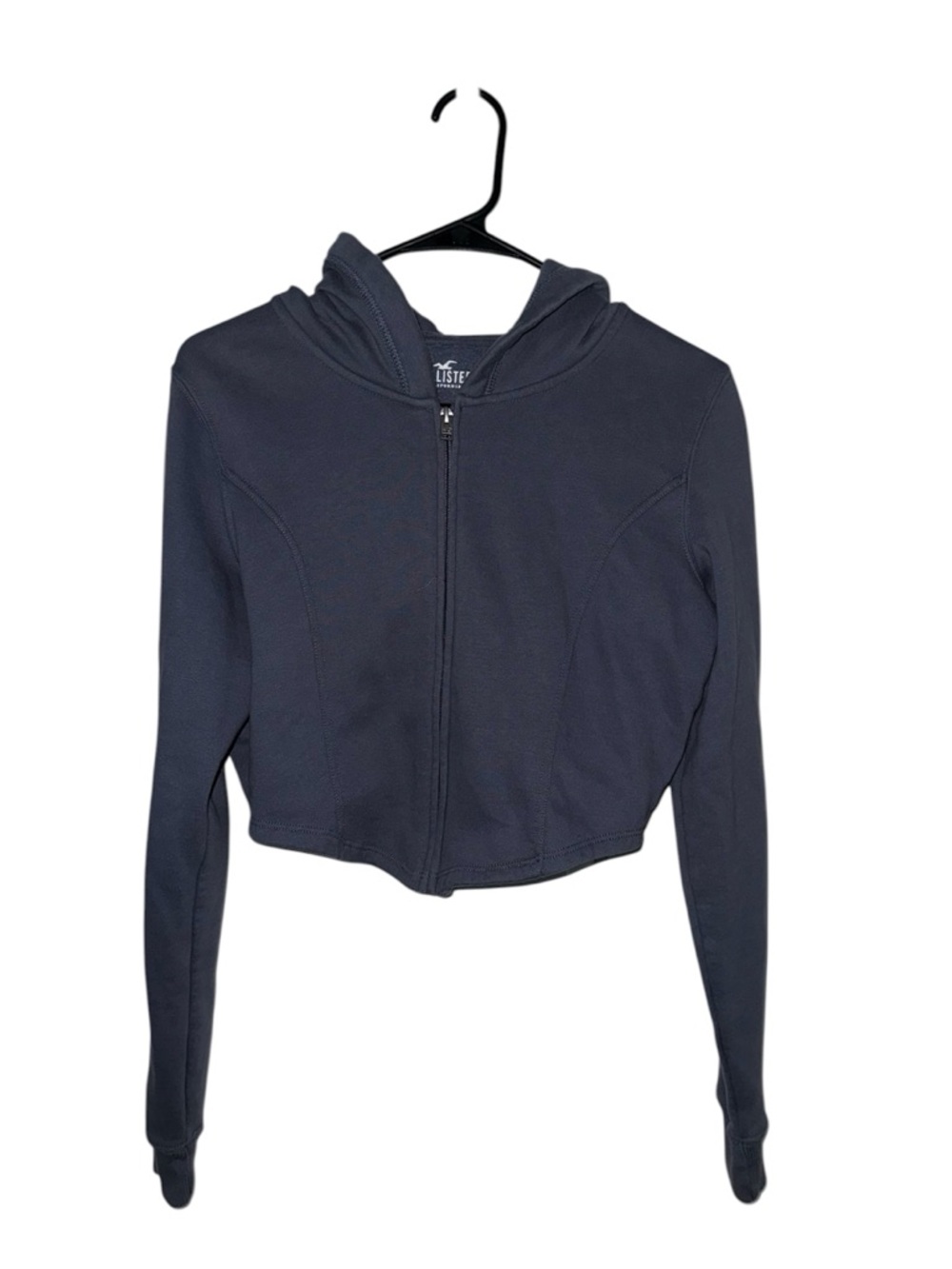 Hollister Cropped Zip Up